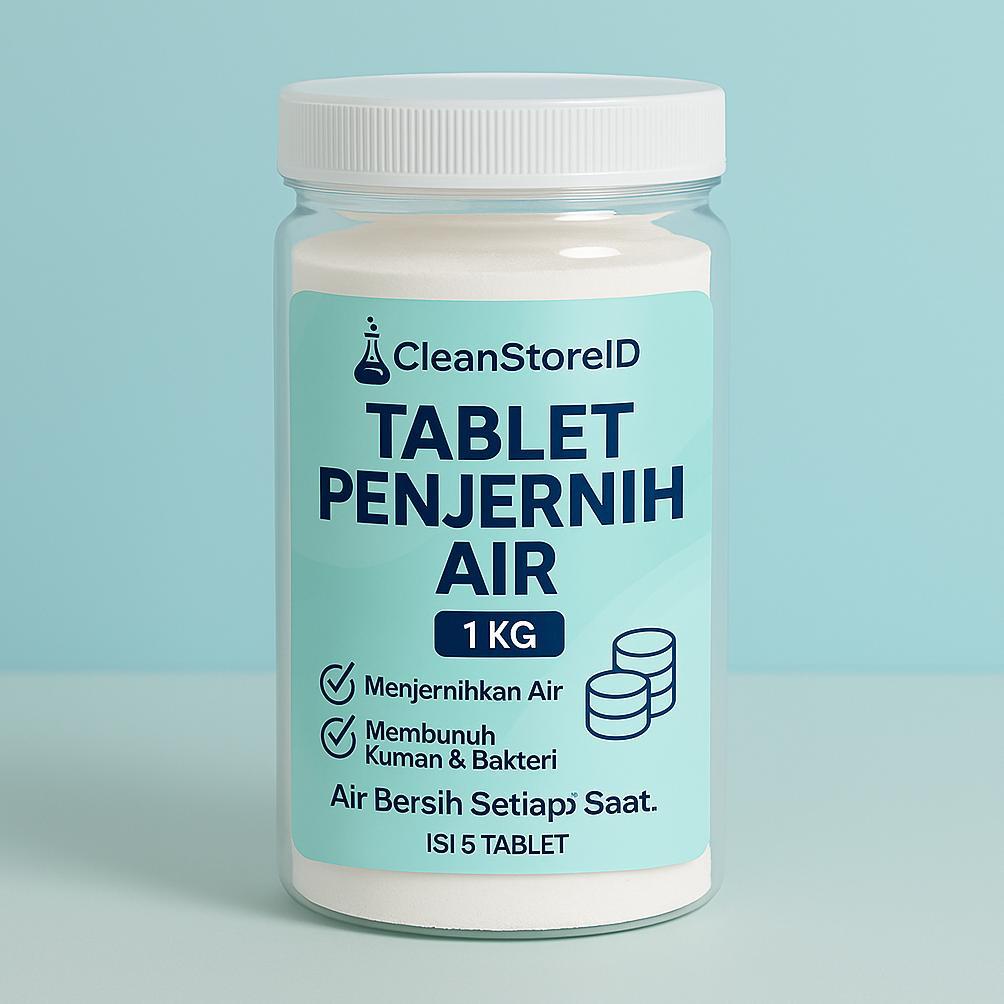 Tablet Penjernih Air 1 KG Pembersih Air Toren Kolam Sumur - Membersihkan Menghilangkan Bau