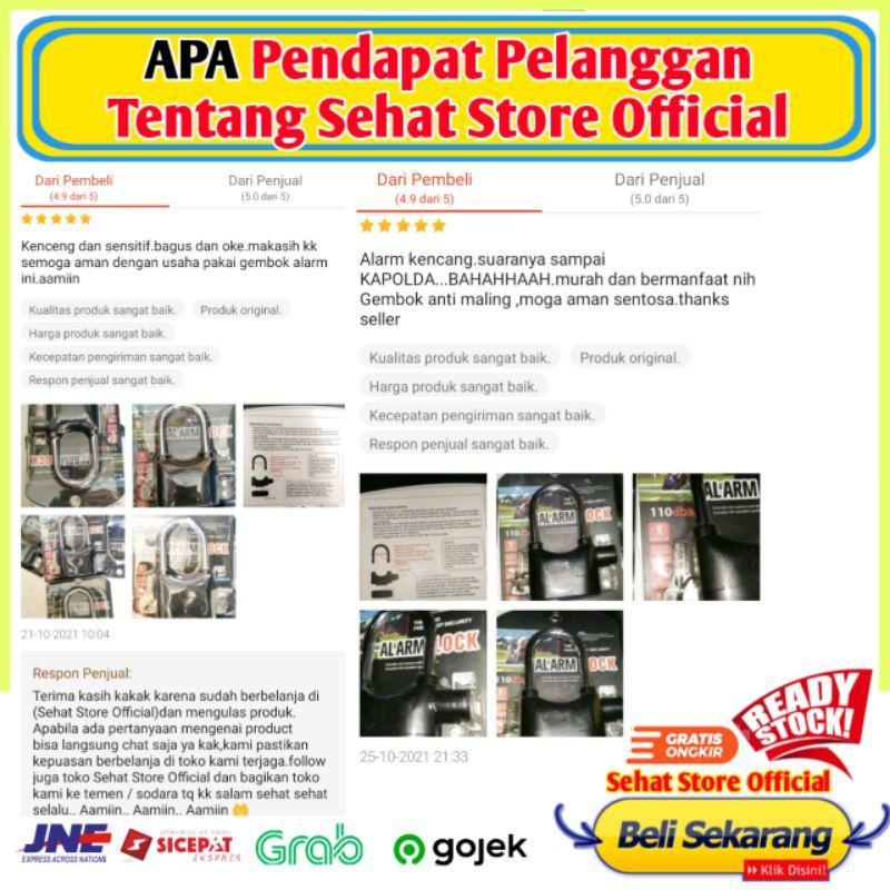 Kunci Gembok Alarm Bunyi Kuat Kunci Gembok Anti Maling Konci Alaram Pintu Rumah Pager Mobil Sepeda M