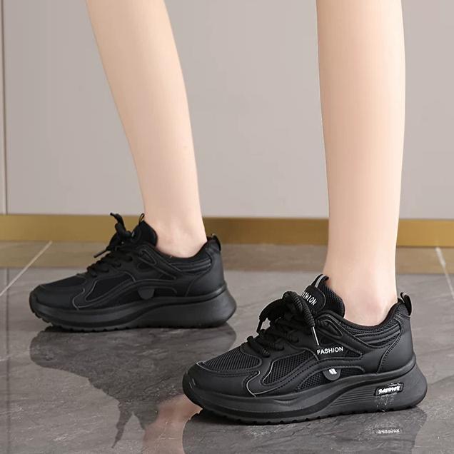 DISKON RUIX BLACK SHOES / SEPATU CASUAL HITAM / SEPATU FASHION WANITA / SNEAKERS SHOES / SEPATU HITA
