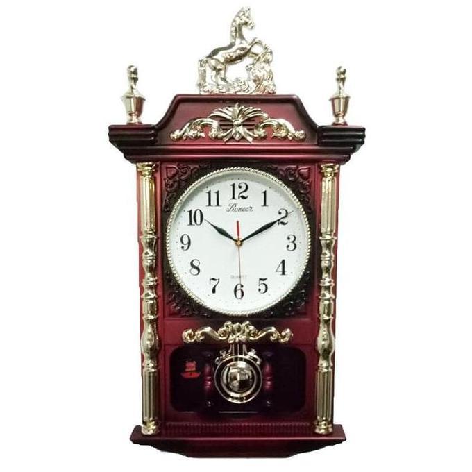 * JAM DINDING MELODY PIONEER BUNYI BEL LONCENG SETIAP JAM PENDULUM ''