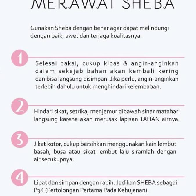 Sale Jas Hujan Sheba Zefanya Jas Hujan Gamis Jas Hujan Terusan