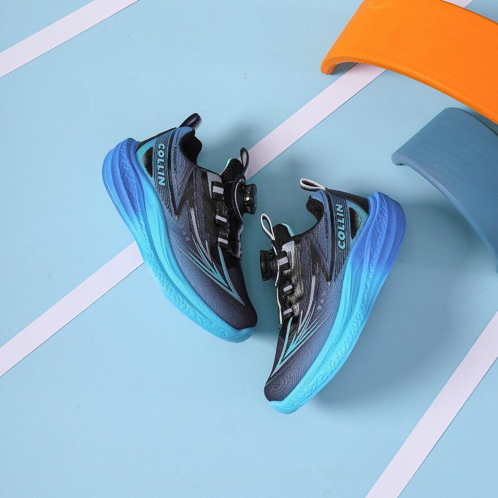 FREE ONGKIR SEPATU ANAK COLLIN RC341 SEPATU OLAHRAGA ANAK LAKI-LAKI PEREMPUAN TALI PUTAR RUNNING SHO