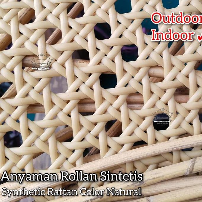 // WEBBING LEMBARAN ROTAN SINTETIS ANYAMAN TANJUNG *