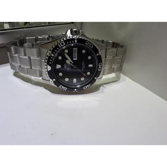 Ready Jam Tangan Orient FAA02004B9 Diver Mako Ray Black Dial Automatic