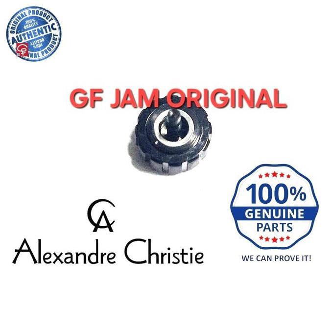 Ready WATCH CROWN KNOP PUTARAN TOMBOL PUSH BUTTON JAM TANGAN ALEXANDRE CHRISTIE ORIGINAL SEMUA TYPE 