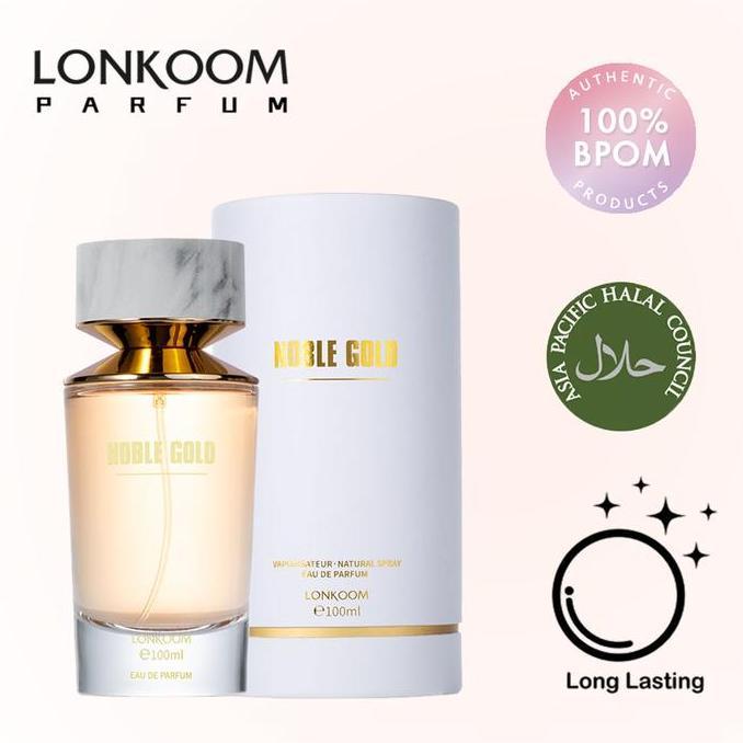 Bagusya- [Khusus] Lonkoom Noble Black Parfum Pria Maskulin Edp 100Ml Premium Wangi Long Lasting
