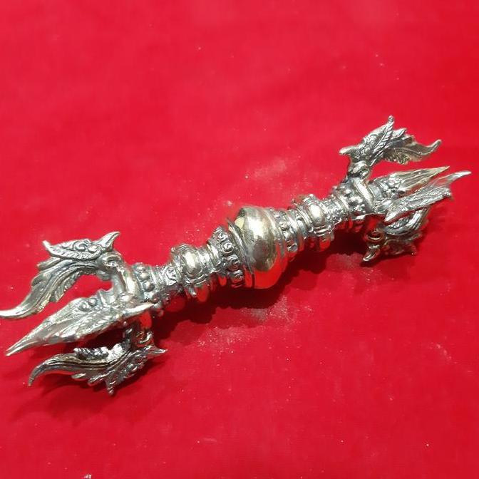 Barang Antik Tombak Trisula Bajra Kuningan