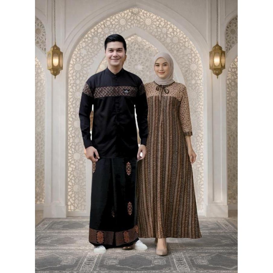 Grosir Set Sarko Gamis Nabila Viral Spesial Ramadhan Setelan Sarung Koko Dan Gamis Wanita Couple Bah