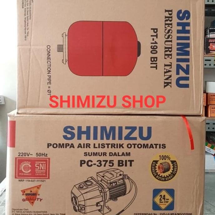 TERBARU - Shimizu Jet Pump PC 375 Bit / Pompa Sumur Dalam 375watt Shimizu PC375bit