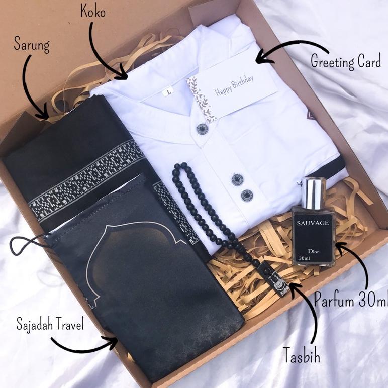 Promo  [Fullset Sarung]Kado Perlengkapan Sholat Cowok/Koko Sarung/Kado Cowok/Kado Pernikahan/Kado We