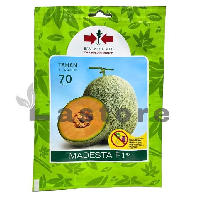 benih melon daging orange madesta f1 rock melon cap panah merah