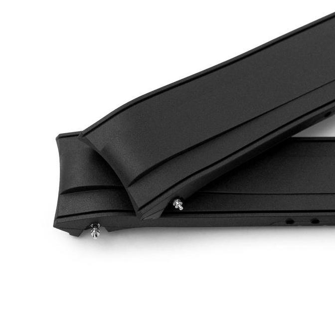 Ready 22mm Strap-X Pro SRX1A Rubber Strap Black Hitam untuk Jam Tangan Seiko Samurai King Samurai