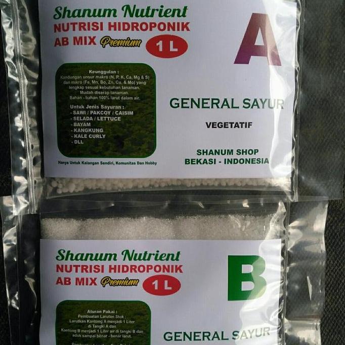 Silvergarden- Ab Mix Premium 1 Liter ( Sayur Daun )