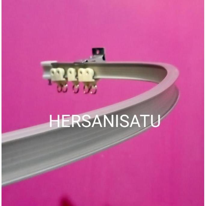 Impian- Tiang Fleksibel Rel Gorden Lengkung Rollet Gordyn Siku Flexibel Batang Hordeng Elastis Rumah