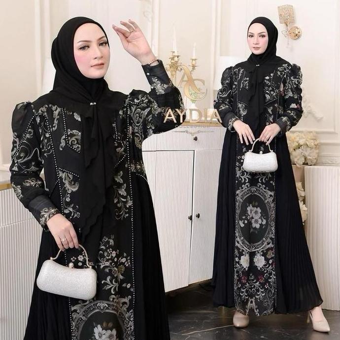 Viral  Gamis Gamis Cantik Set Scraf Rj