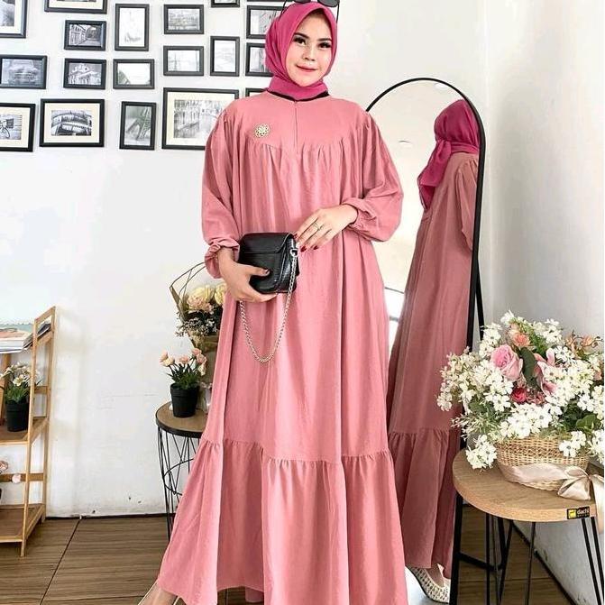 Gratong Gamis Crinkle Jumbo/Maxi Dress Crinkle