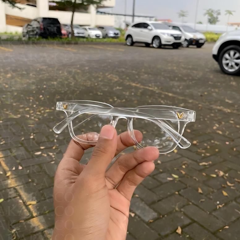 DISKON AKARA-007 | KACAMATA VINCENT ORIGINAL HIGH QUALITY TRANSPARAN | KACAMATA PUTIH KACAMATA TRANS