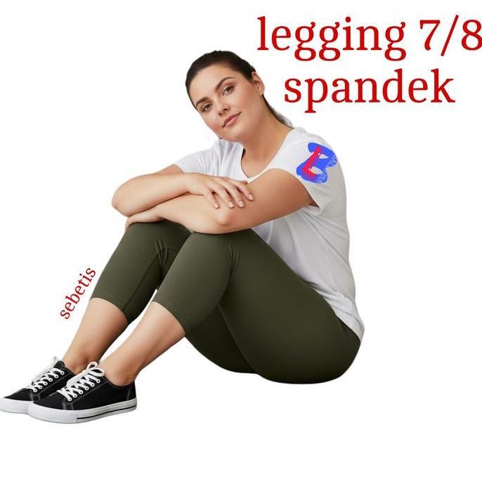 DR254 - Legging Spandek 7/8 Wanita Celana Santai & Gym Celamis Olahraga Nyaman dan Fleksibel legging