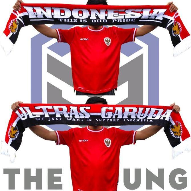 DI26 >> SYAL INDONESIA   SCARF INDONESIA - ULTRAS GARUDA - YNWA - GARUDA Rajut