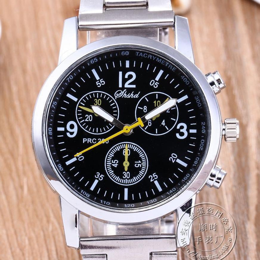DISKON MURAH JAM SHSHD/JAM TANGAN PRIA SPORT CASUAL ORIGINAL STRAP STAINLESS STEEL