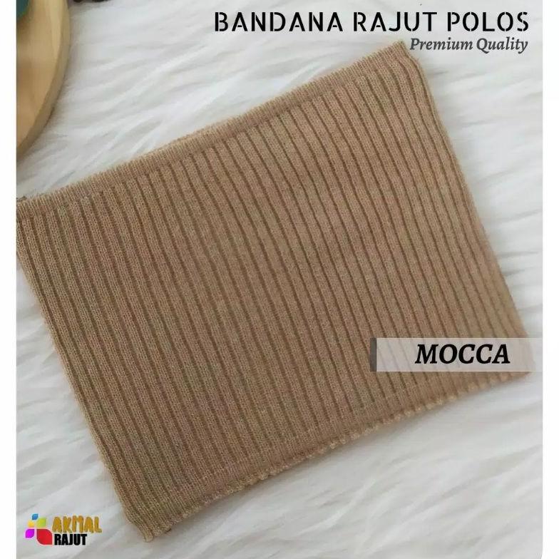 ciput bandana rajut satu warna/inner bando rajut/ciput kerudung/inner dalaman kerudung bando