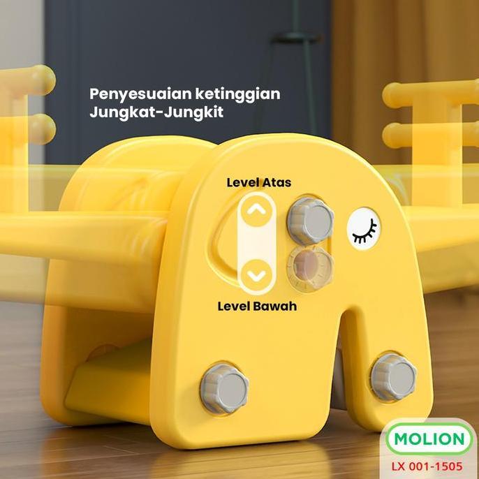 Jungkat Jungkit Anak Seesaw Perosotan Mainan Jungkat-Jungkit  Toys Kuda Kudaan Prosotan 001-M1505 Pe
