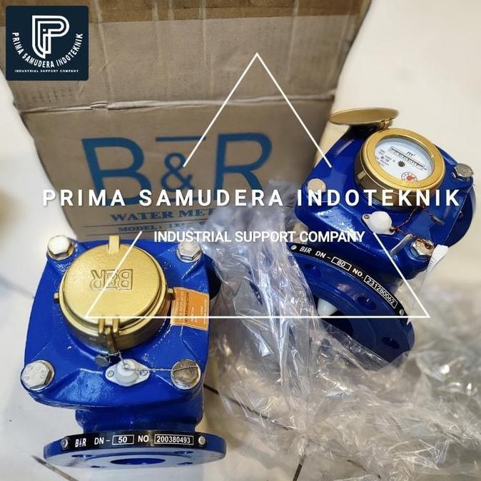 B&R Water Meter 2 Inch / BR Flow Meter 2" Baru SNI