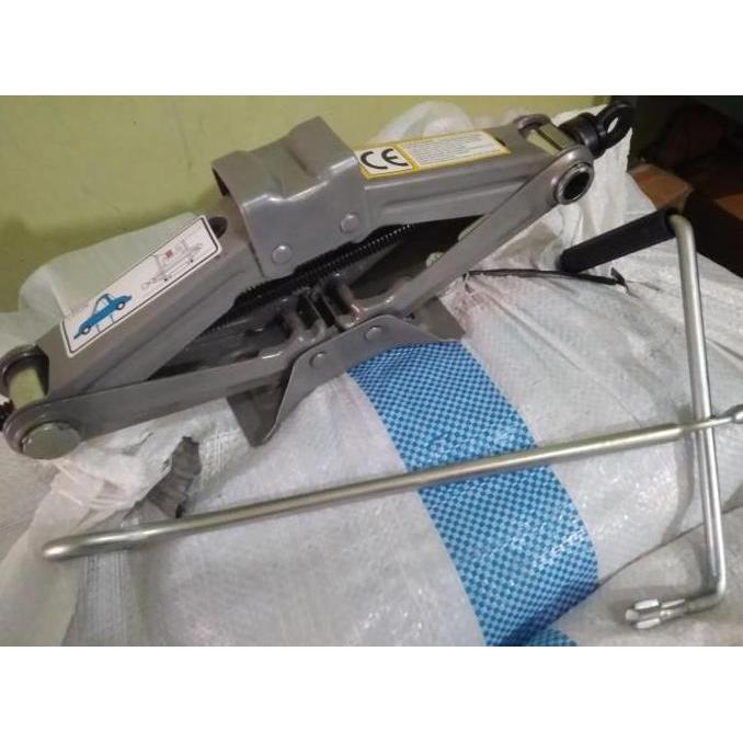 Dongkrak Mobil Model Jembatan Scissor Jack 1 Ton REL ORIGINAL