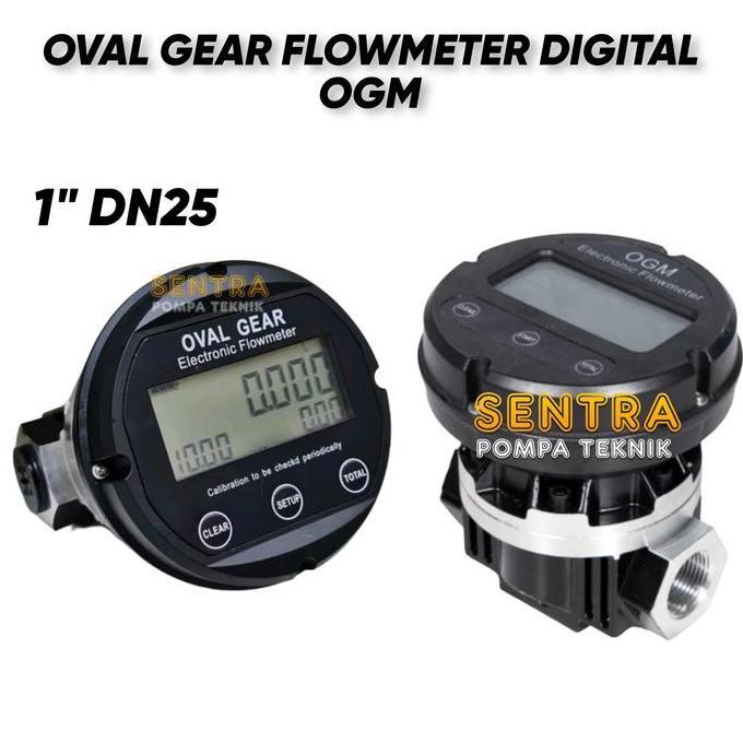 Flow meter solar 4 dit OGM-25E 1 inch Flowmeter Electronic 1"
