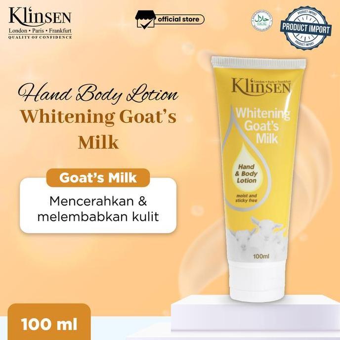 Skinwill- Hand Body Lotion Klinsen Whitening Goat'S Milk 100 Ml