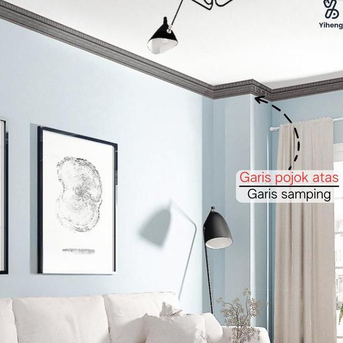 Wall Border List Border Foam 2.3M Border List Wallpaper Plafon Wallpaper Dinding List Dinding 3D YH1