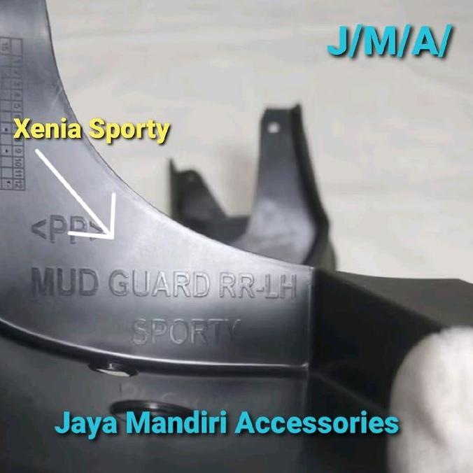 Mud Guard Xenia Sporty 2012 Sd 2017 Mud Guard Xenia Original Terbatas