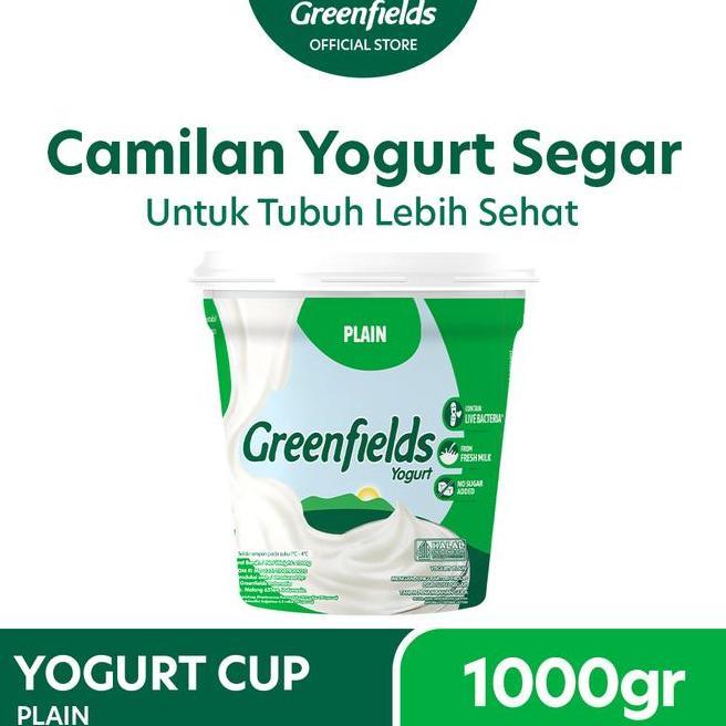 Yogurt Greenfields Plain 1Kg