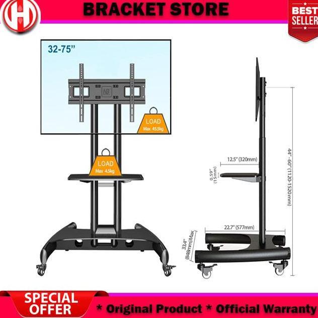 TERMURAH - Standing brecket tv 65 55 50 43 32 inch, bracket tv stand