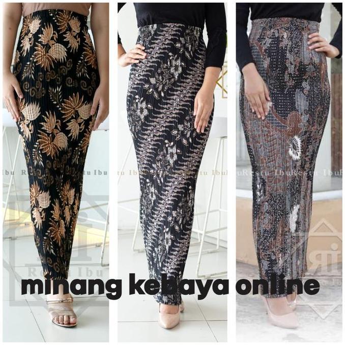 PLISKET ROK PLISKET - PLISKET JUMBO ROK BATIK ROK BATIK SPAN ROK PLISKET SPANVOLL 1 Karet Kebaya