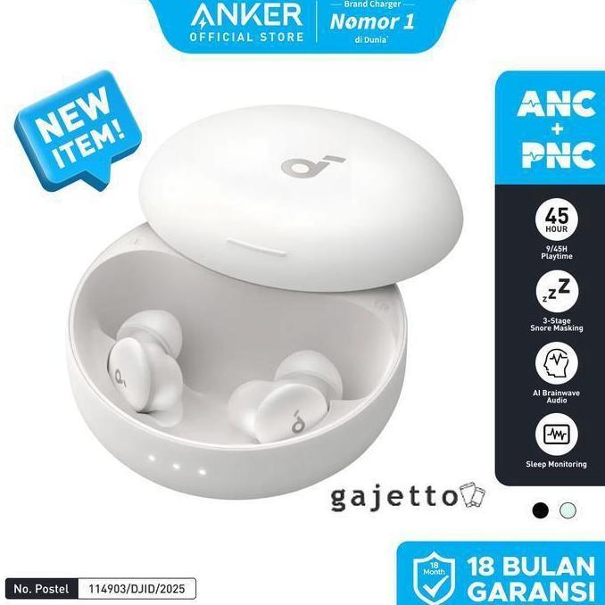 Promo Anker Soundcore Sleep A30 Sleep Earbuds Smart Active Noise Cancelling Sleep Headphones - Tws A