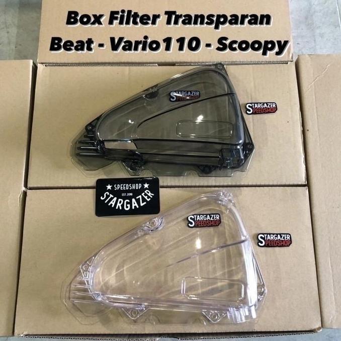 Box Filter Udara Transparan Honda Scoopy Fi Esp - Cover Tutup Variasi