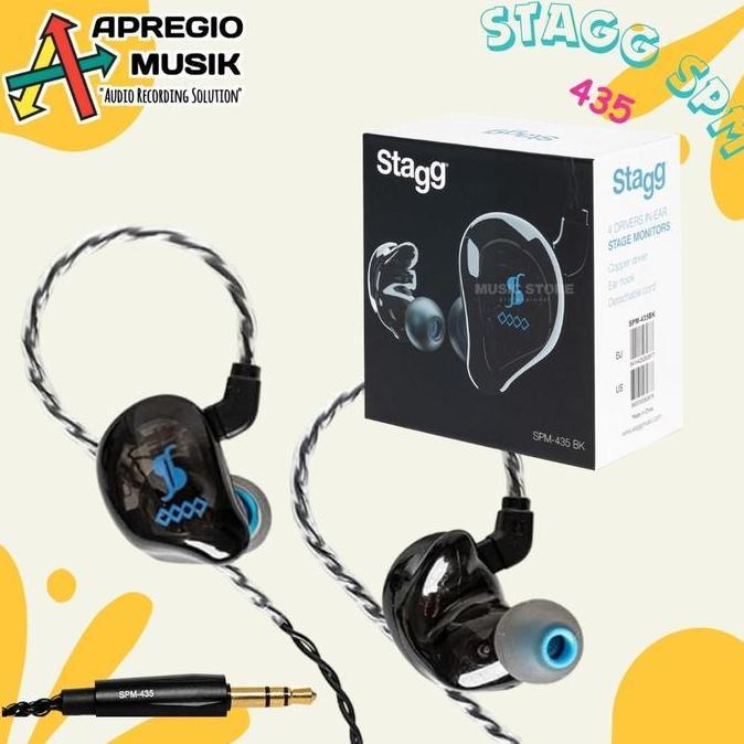 Promo Stagg 435 SPM 435 SPM435 4 dynamic Driver In Ear Monitor earphone IEM headset Panggung Diskon