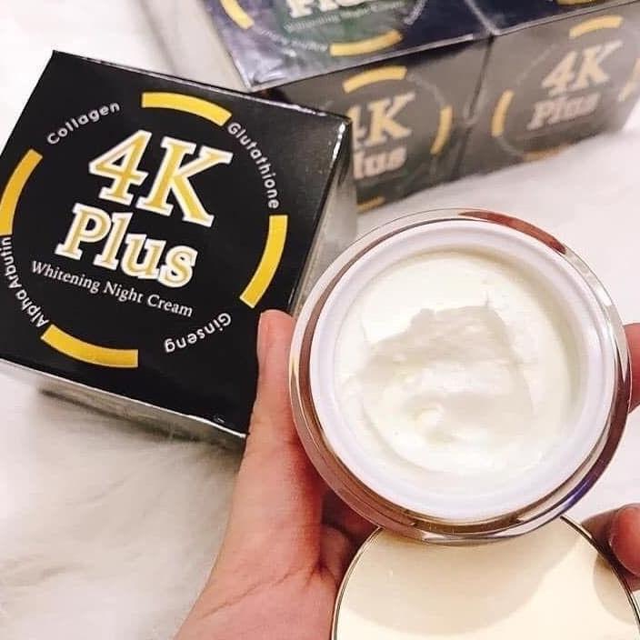 4K PLUS WHITENING NIGHT CREAM THAILAND