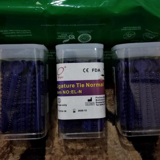 Karet Behel Biru Dongker Isi 40 Stick Power O Ring Merc Creative Original Bahan Ortho