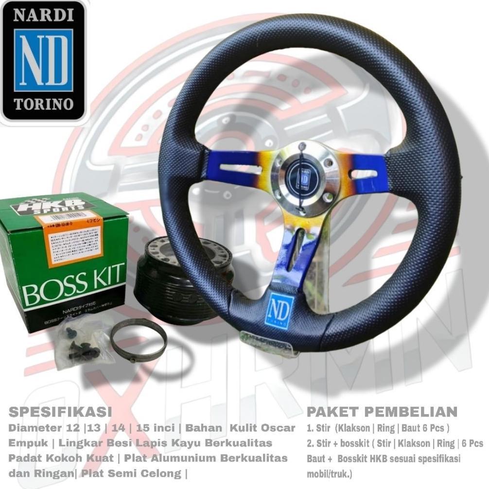 Setir Stir ND PELANGI Racing Semi Celong Universal Truk Mobil Interior Dekorasi