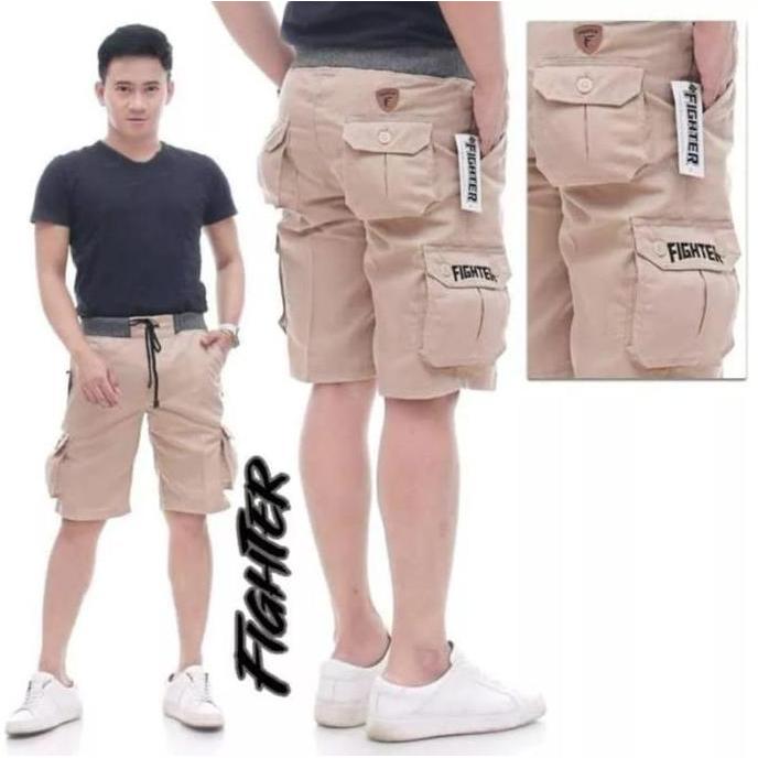 Grade Ori Promo Hemat 4 Pcs Celana Cargo Pendek Pria//Celana Pendek Pria Dewasa//Celana Cargo Borrdi
