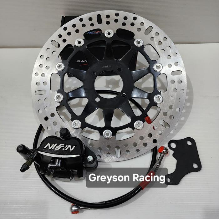 Paket Kaliper Rx King Old / Rx King Tua Kaliper Ns Samurai Rcb Plus Breket Dan Piringan 300Mm Paket 