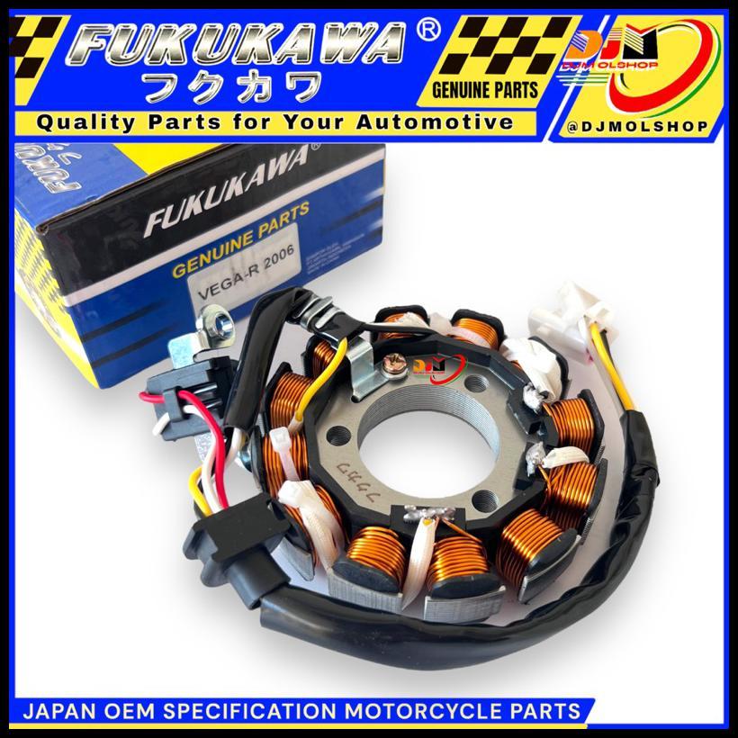 Spull Pengapian Cdi Stator Plus Pulser Vega R 2006 New 3S0 Original Fukukawa