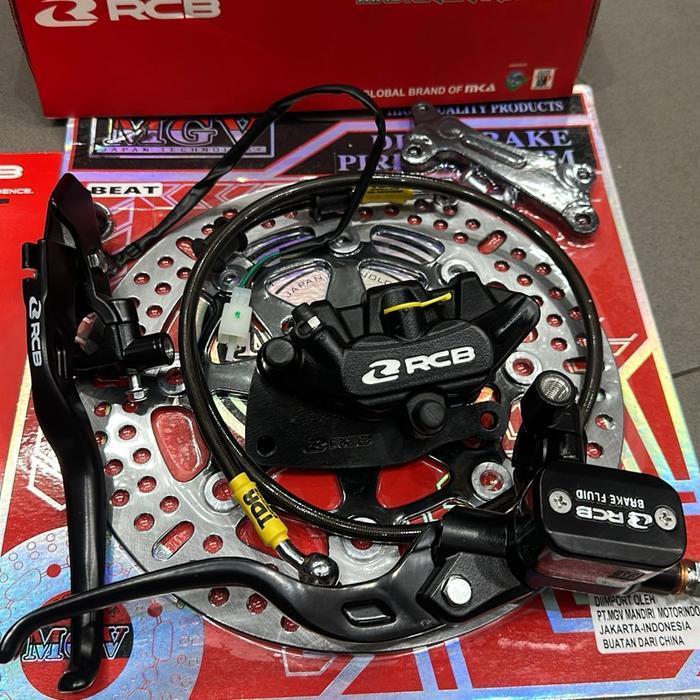 Paket Master Rem Kaliper Selang Cakram Rcb  Motor Beat Scoopy Genio Vario 125 Vario 150 Vario 160 Cb