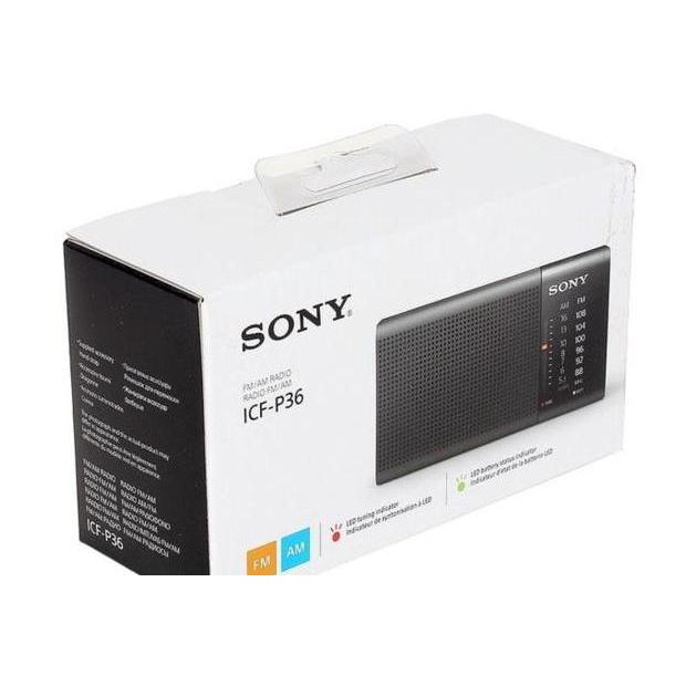Allthebest- Radio Portbale Sony 2Band Am/Fm Icf P36 Original