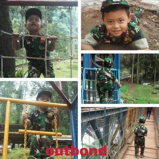 Ready baju tentara anak/baju militer/baju profesi/baju tentara