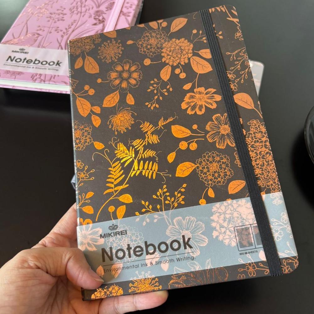 A5 MIKIREI DIARY HOLOGRAM FLOWERS | JAPANESE DIARY BUKU JURNAL AESTHETIC