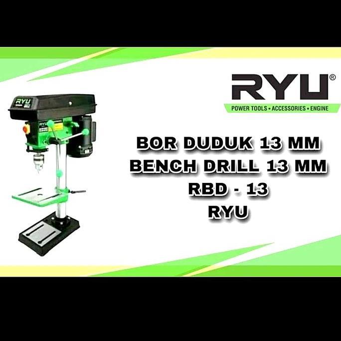 Mesin Bor Duduk 13mm 13 mm Bench Drill Tekiro RYU RBD 13