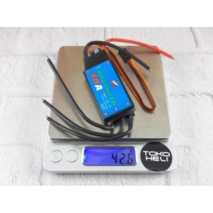 ZMR Bidirectional 40A 2-6s UBEC 3A 5V Brushless Speed Controller ESC